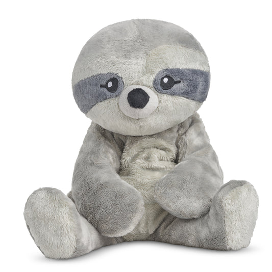 Hugimals Sam the Sloth 4.5lbs Weighted Stuffed Animal Stress Relief Plush for Adults and Kids Ages 2+